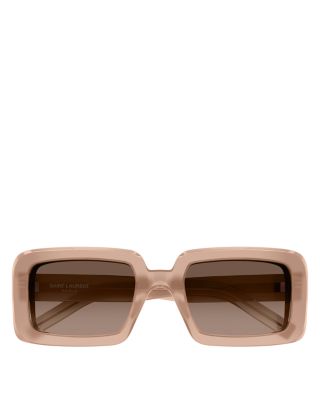 Sunrise Fashion Icons Rectangular Sunglasses, 52mm