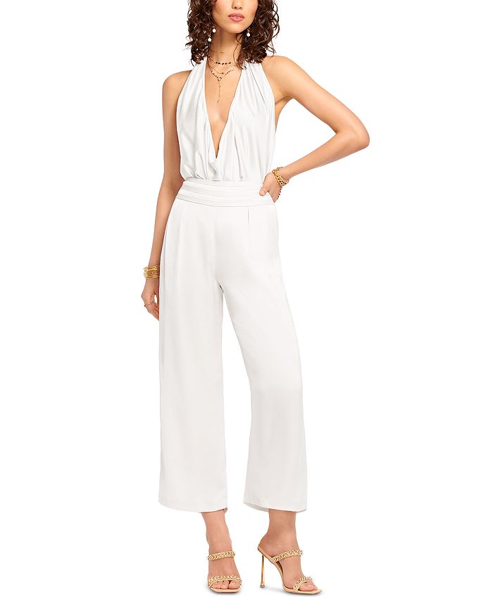 Shop Ramy Brook Cropped Pants In Ivory