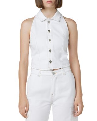 Hudson Halter Button Front Vest