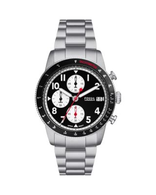 Fossil Men s Sport Tourer Chronograph Stainless Steel Watch Silver