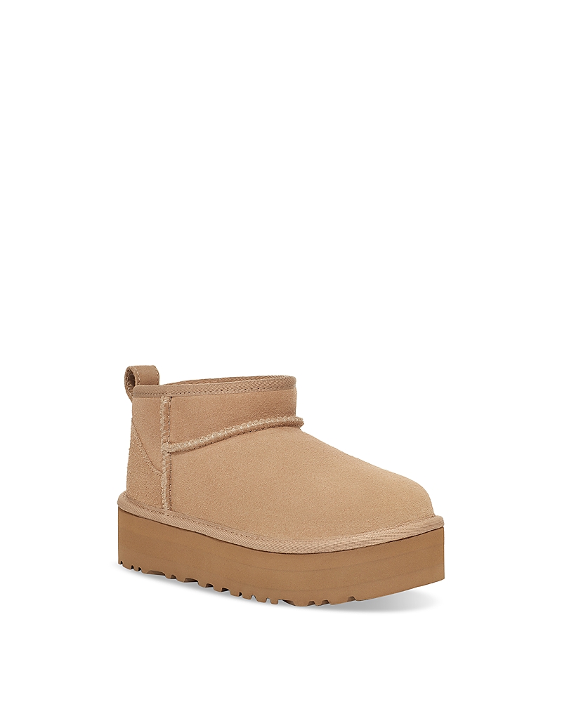 Ugg Kids' Girls Ultra Mini Platform In Sand/sand