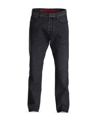 HUGO - 640 Straight Fit Jeans in Medium Gray