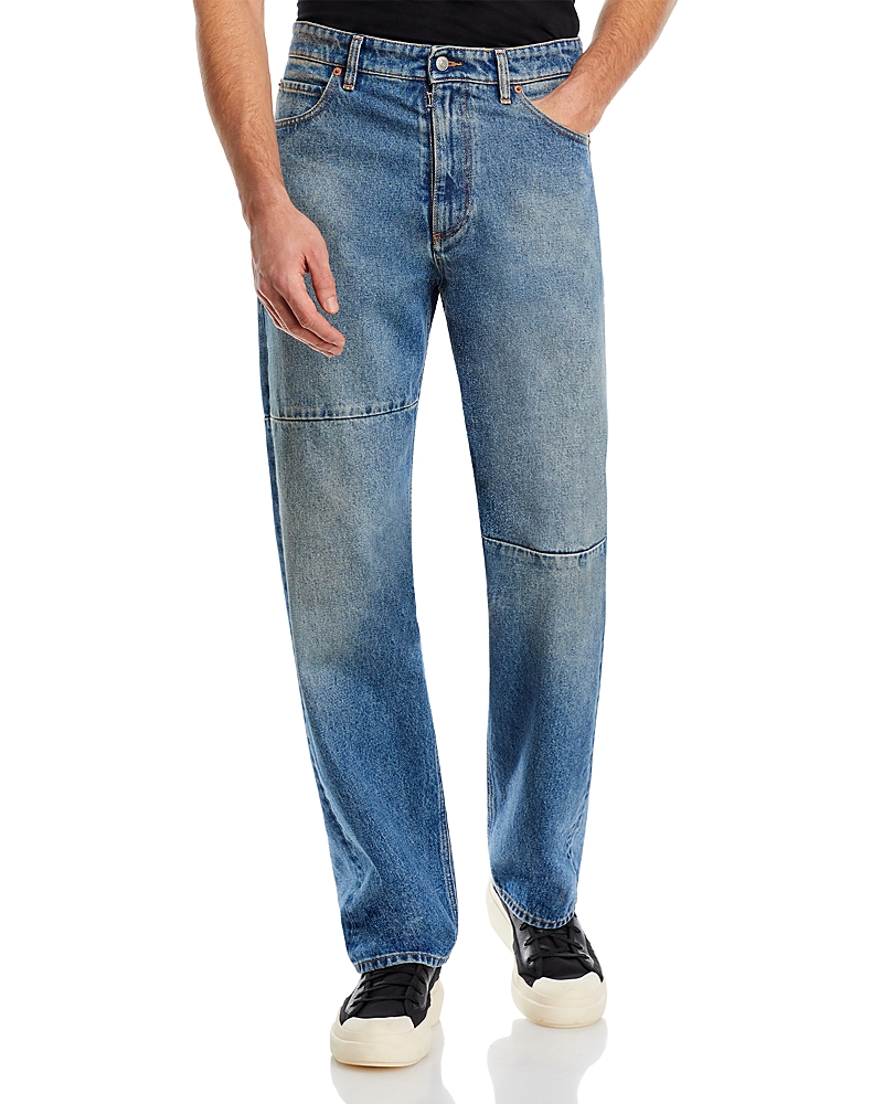 MM6 Maison Margiela Regular Fit Jeans in Light Blue