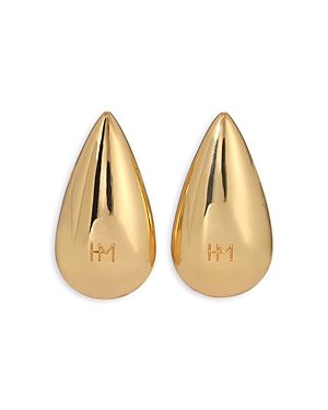 Shop Heaven Mayhem Raindrop Earrings In Gold