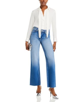 Scottie High Rise Wide Leg Jeans in Hayward