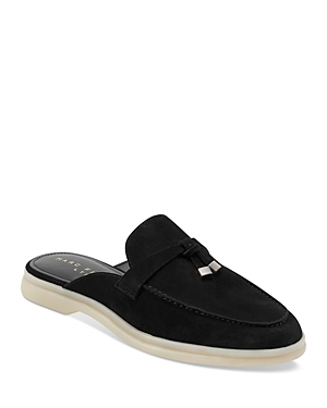 Marc Fisher Ltd Women's Yarila Almond Toe Slide Loafers In Black