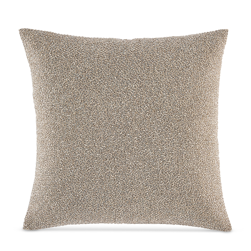 Hudson Park Collection Animale Stripe Beaded Decorative Pillow, 18 X 18 - Exclusive In Taupe