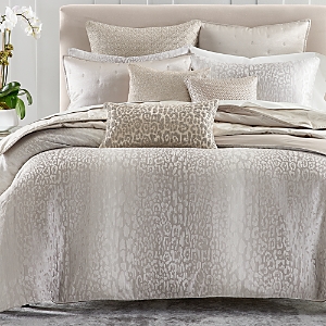 Shop Hudson Park Collection Animale Stripe Duvet Cover, Full/queen - 100% Exclusive In Taupe