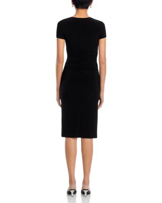 Short Sleeve Ruched Dress