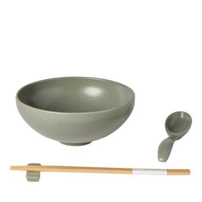 Pacifica Stoneware Ramen Bowl Set 