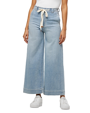The Addison High Rise Cropped Wide Leg Jeans in Admiration