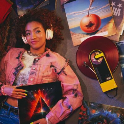 AT-SB727 Sound Burger Portable Turntable with Bluetooth