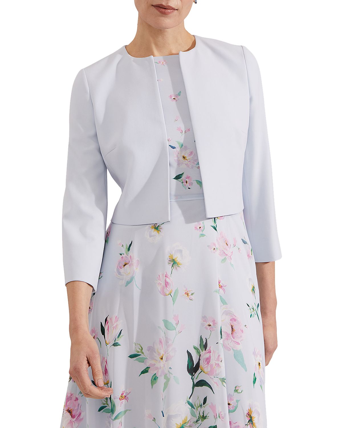 Hobbs London Elize Crepe Jacket