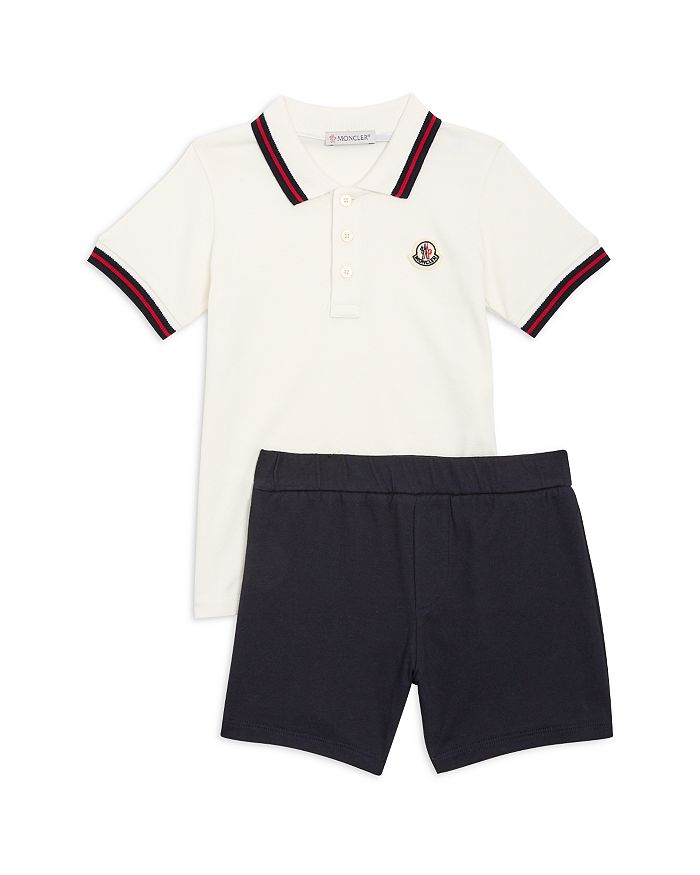 Moncler Boys Pique Polo Shirt Shorts Set Baby Bloomingdale s