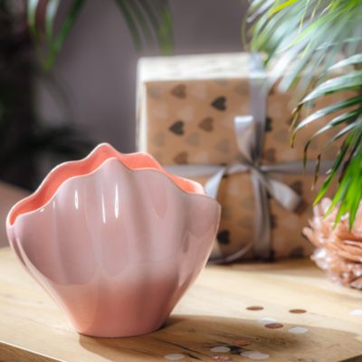 Perlemor Home Shell Hurricane Vase