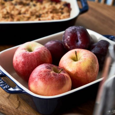 3 Pc Rectangular Stoneware Bakers Set