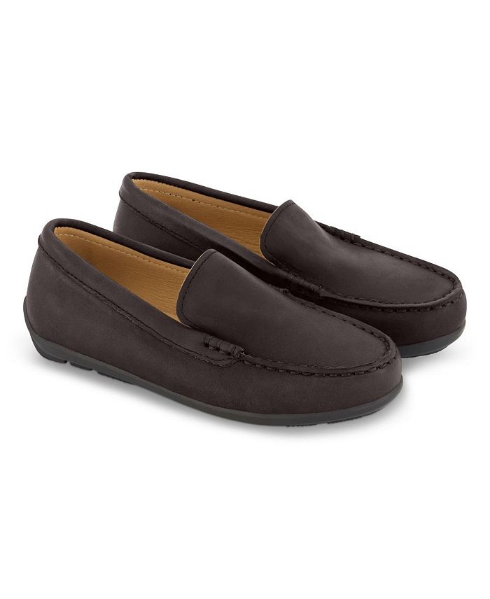 Zeebra Kids Platinum Collection Leather T-Straps - Taupe main image 0