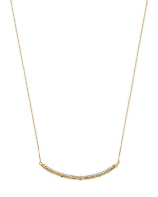 Bloomingdale's Fine Collection Diamond Bar Necklace in 14K Yellow Gold, 0.50 ct. t. w.