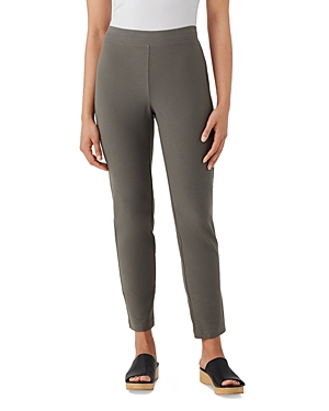 Shop Eileen Fisher Slim Ankle Pants In Grave