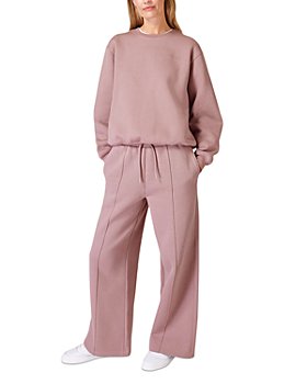Sweat Suits for Womens Camo Hoodie 2 Piece Long Sleeve Crewneck Sweatshirts  Wide Leg Sweatpants Matching Lounge Sets
