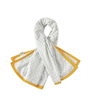 Malabar Baby Unisex Handmade Cotton Blanket - Baby, Little Kid In Erawan (grey & Mustard Yellow)