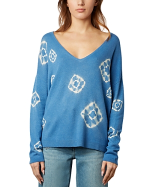Shop Gerard Darel Lehnie Cashmere Sweater In Blue