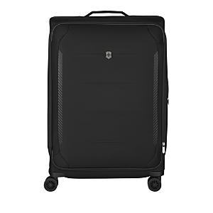 Victorinox Crosslight Large Upright Wheeled Suitcase In Black