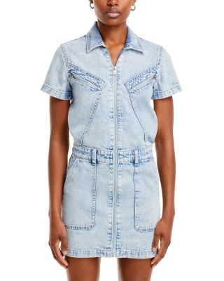 Brix Aviator Cotton Mini Dress