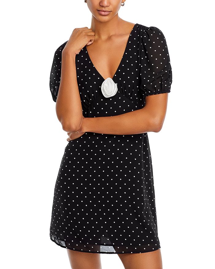 Wayf polka dot dress outlet