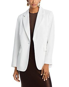 Ladies Business Suit Casual Two Piece Corset Blazer Office Clothing  Matching Set (Color : 02-White, Size : Small)