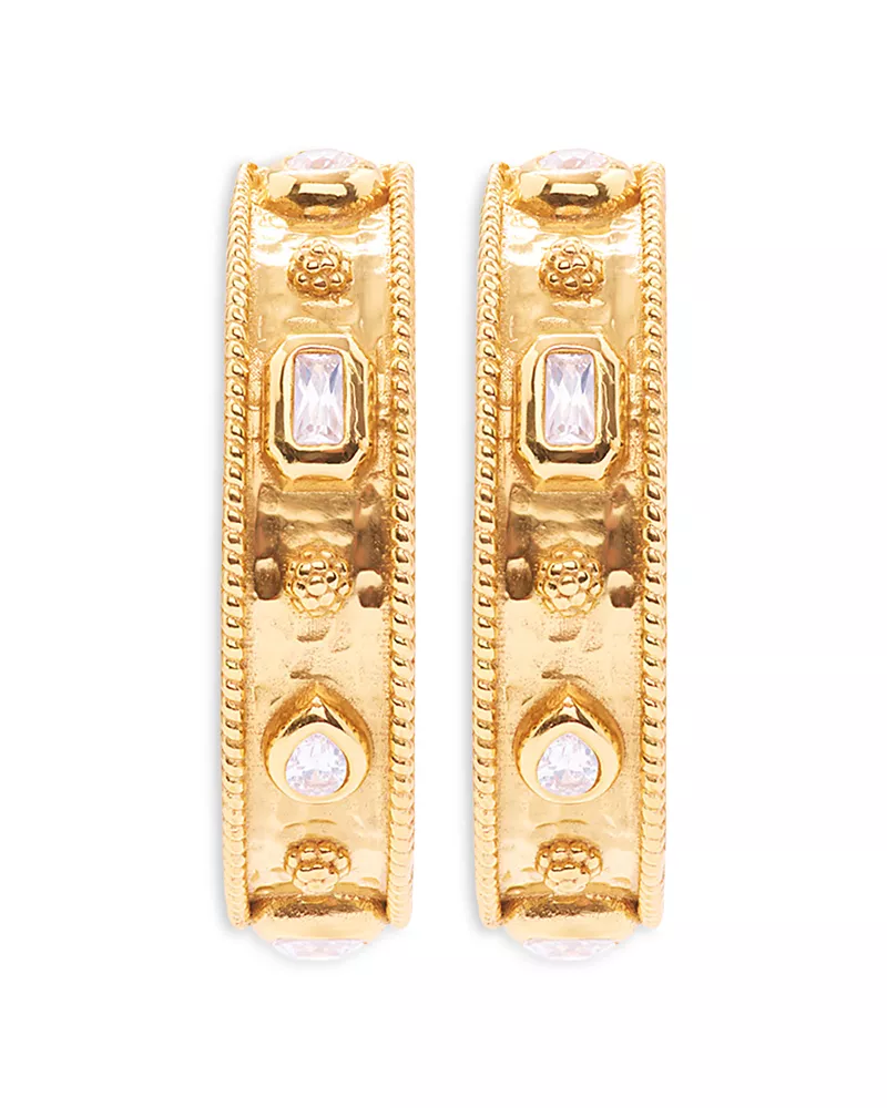 Capucine De Wulf Berry Hoop Earrings in 18K Gold Plated
