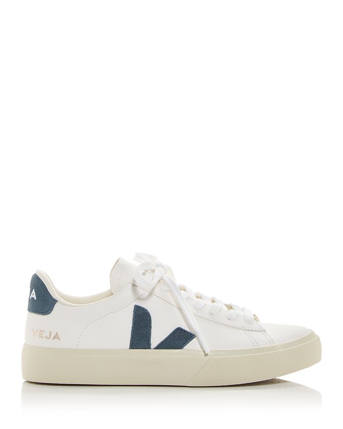 Veja Womens Campo Leather Sneakers In Multi