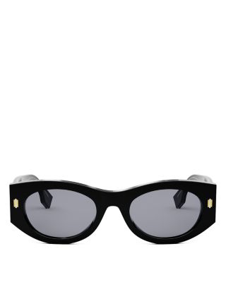 Fendi Roma Oval Sunglasses, 52mm