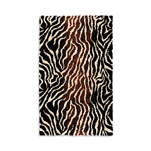 Shop Abyss Zebra Print Bath Rug - 100% Exclusive In Black