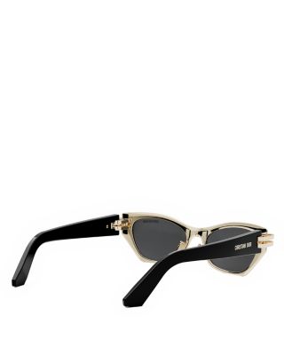 CDior B3U Mirrored Butterfly Sunglasses, 53mm
