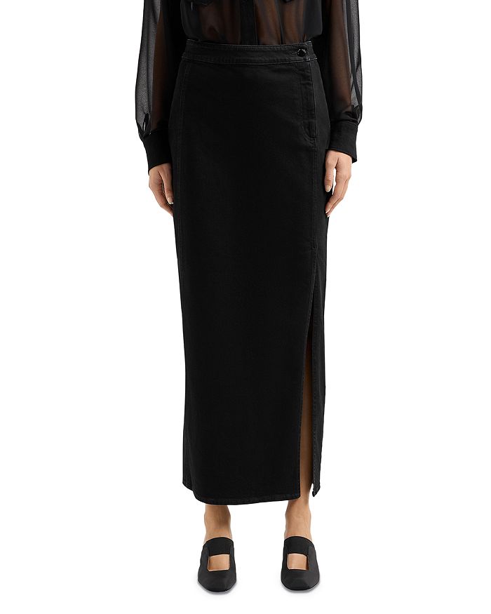 Emporio Armani Denim Maxi Skirt | Bloomingdale's