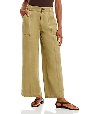 Rails Greer Cotton Blend Straight Leg Pants In Canteen