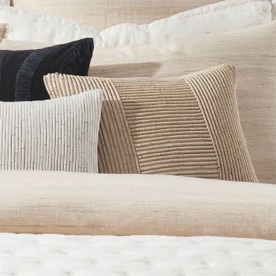 Block Bead Decorative Pillow, 16&amp;quot; x 20&amp;quot;