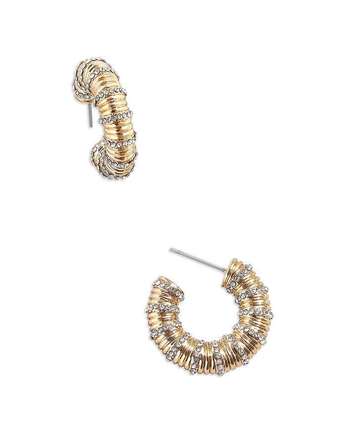 Bauble Bar University of Tennessee Gold Hoop Earrings main image 1