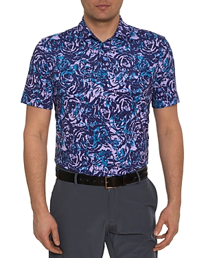Shop Robert Graham Geneva Classic Fit Polo Shirt In Purple