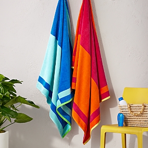 Shop Sky Hudson Park Collection Reflection Beach Towel - 100% Exclusive In Aqua