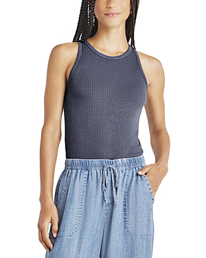Splendid Eco Supersoft Rib Tank In Ash Navy