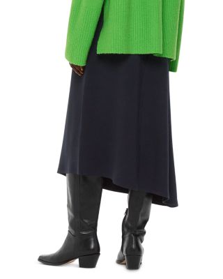 Ottoman Asymmetrical Midi Skirt