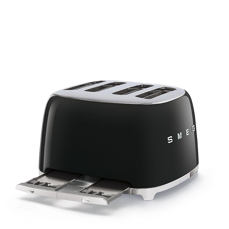 Smeg 4 X 4 Toaster In Black