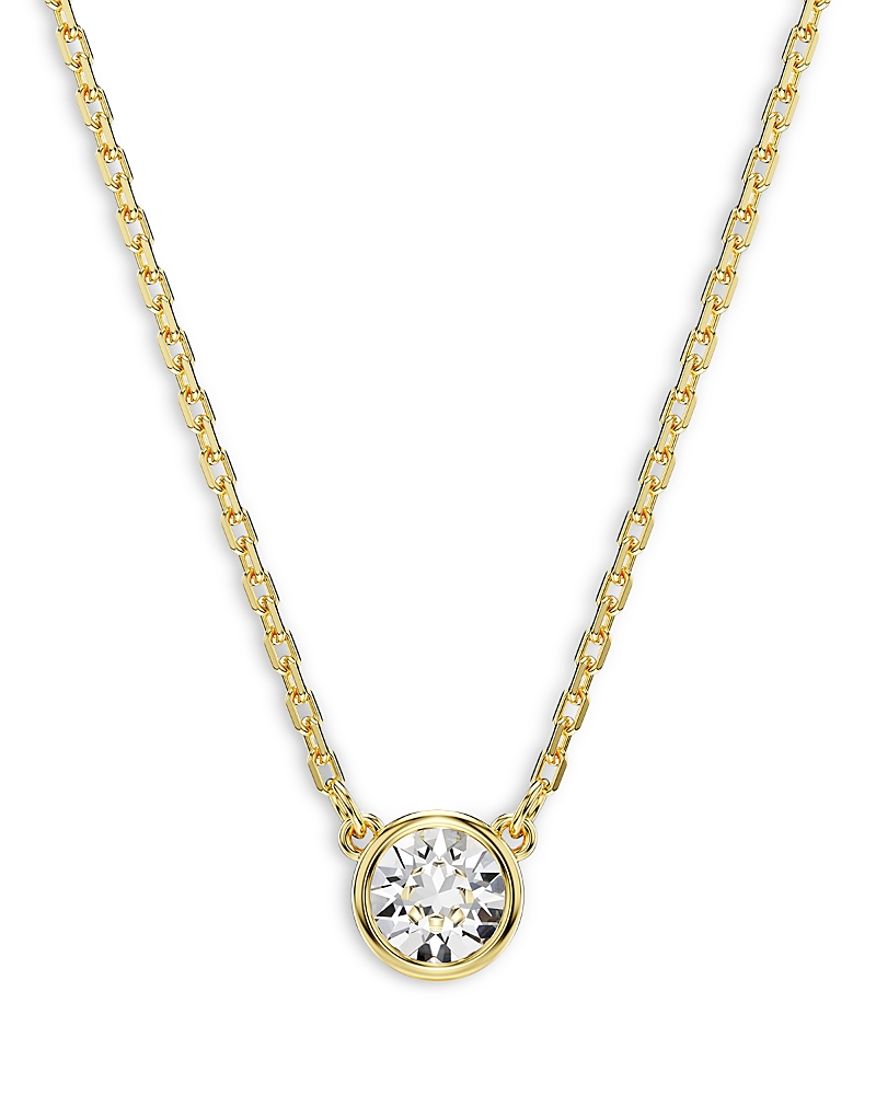 Swarovski Imber Round Pendant Necklace, 15