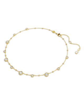 Imber Scattered Round Cut Necklace, 17.72"