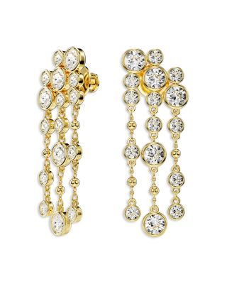 Imber Round Cut Drop Earrings