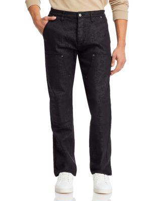 Ksubi - Operator Straight Fit Jeans in Black Grease