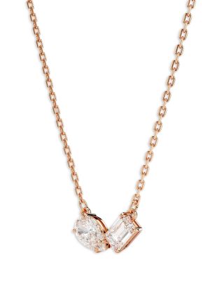 Mesmera Mixed Cut Necklace & Bangle Bracelet Set 