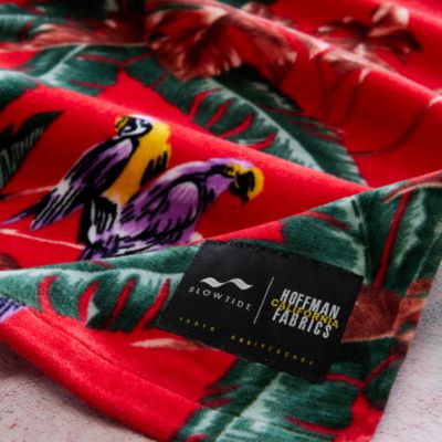 Hoffman Jungle Birds Printed Beach Towel